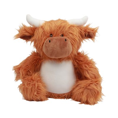 Vaca de peluche com fecho